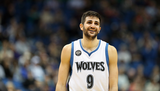 Next Story Image: Ricky Rubio dunked, and Karl Anthony Towns couldn't believe it